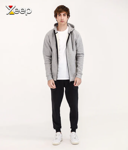 Sudadera con Capucha Personalizada XEEP para Hombre, Diseño Casual con Estampado Frontal, Corte Regular, Chaqueta de Entrenamiento de Invierno, Transpirable, de Secado Rápido, Servicio OEM - Product Image 2