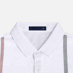 เสื้อเชิ้ตผู้ชายสีฟ้าอ่อนลายสก็อต แขนสั้น คอสูง ทรงโอเวอร์ไซส์ สไตล์ลำลอง ผ้าเจอร์ซีย์เนื้อฝ้าย 100% ระบายอากาศได้ดี - Product Image 2