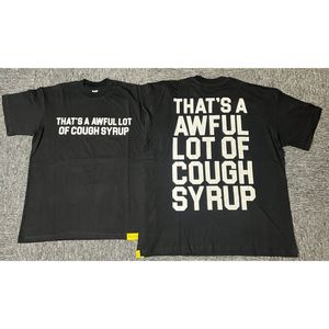 Camiseta Oversize para Hombre 100% Algodón con Estampado 'That's A Awful Lot Of Cough Syrup', Estilo Casual Urbano - Product Image 3