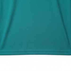 Camisa Polo Oxford de Manga Corta para Hombre, Color Sólido, Corte Regular, Estilo Casual, Tejido de Tela, Verde Azulado - Product Image 5