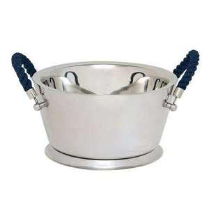 Post Modern Hammered for Champagne Ice Bucket Elegant Metal Wine <b>Cooler</b> & <b>Chiller</b> with Handles for Weddings and Bar Parties - Product Image 3