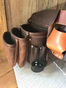 Professional Best Quality Made Tool Bag With Belts Wholesale Men's Pure Leather Tool <b>Kit</b> Belts In Solid Color - Product Image 5
