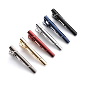 Haute qualité métal acier inoxydable grands hommes or hommes blanc Logo personnalisé mode boutons de manchette cravates barres épingles à <span class=keywords><strong>cravate</strong></span> pinces à <span class=keywords><strong>cravate</strong></span> - Product Image 3