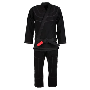 Men Karate Uniform Premium Karate Training Gi Traditional Martial Arts Practice Suit Reinforced Stitching Comfortable <b>Athletic</b> - Product Image 1