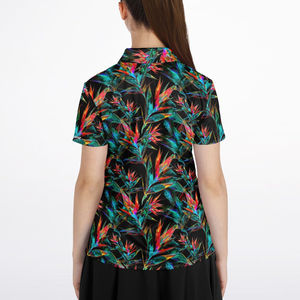 Polo de Golf de Manga Corta para Mujer de Alta Calidad, Personalizable con Logotipo, Sublimación Térmica, Informal, Tejido, para Exteriores - Product Image 6