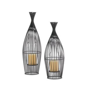 <b>Large</b> Wire Cage <b>Candle</b> Holder Rustic Metal <b>Lantern</b> Style Decorative <b>Candle</b> Stand for Home DecorTable Centerpiece Outdoor - Product Image 6