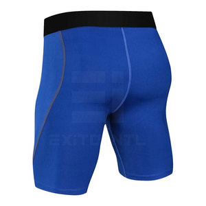 Shorts de compression pour hommes 2026 – Taille mi-haute, motif uni, en Spandex/Polyester, séchage rapide et coupe-vent, personnalisables – Vente en gros de qualité - Product Image 4