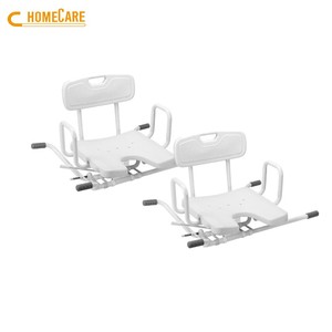 Adjustable Aluminum White Rotating Shower <b>Chair</b> - Product Image 4