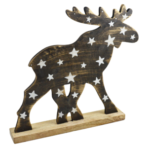 Adornos Navideños de Madera Natural, Suministros de Decoración Navideña, Múltiples Adornos, Juego de 2 Árboles Tallados en Madera de Mango al Mejor Precio - Product Image 4