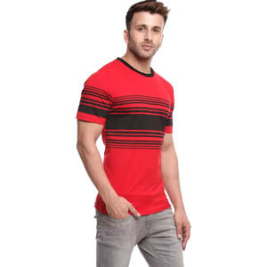 T-shirt homme personnalisé de haute qualité, poids lourd, 100% coton, col ajustable, nouvelle arrivée. - Product Image 5