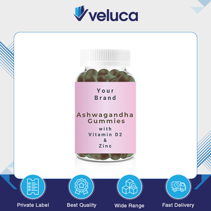 Latest Stock Arrival of 100% Natural Cherry Flavor Ashwagandha <b>Gummy</b> <b>Candy</b> with D2 Zinc for Immune & Stress Support - Product Image 2