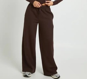 Conjunto Deportivo de Sudadera y Pantalones de Forro Polar para Mujer, Invierno, Logotipo Personalizado, Fabricante de Ropa al por Mayor OEM/ODM, Marca Privada - Product Image 5