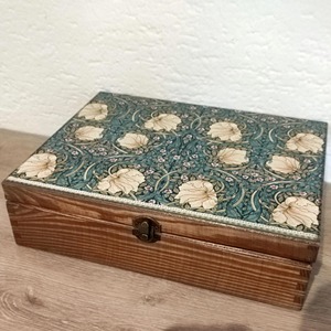 Modern Carved <b>Wooden</b> Printed Jewelry <b>Storage</b> <b>Box</b> with Multi-Purpose Decorative Design Handmade Decorative Gift <b>Box</b> - Product Image 2