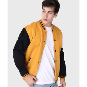 Chaqueta Varsity Vintage Personalizada para Hombre, con Parches Bordados de Lana, Estilo Universitario de Béisbol, Colorida, Larga, Transpirable, para Verano - Product Image 6