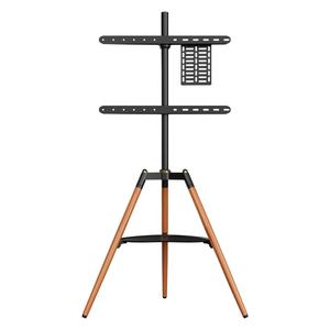 Bon prix de tré<span class=keywords><strong>pied</strong></span> <span class=keywords><strong>TV</strong></span> avec hauteur et <span class=keywords><strong>pivotant</strong></span> réglable 3 pieds en bois Studio <span class=keywords><strong>TV</strong></span> présentoir pour chambre salon - Product Image 2