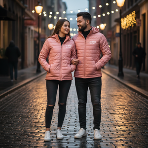 RexFit Sports Custom Winter Puffer Jacket <b>Down</b> Filled for Men Women with Embroidered Logo OEM ODM Factory - Product Image 3