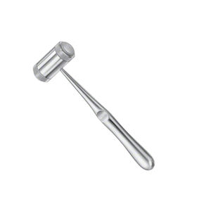 Maillet dentaire MEAD de qualité supérieure, 190 mm (7,12 po) de long, diamètre 20 mm, en acier inoxydable, 350 g (160 g), approuvé CE par Grip Surgical - Product Image 1