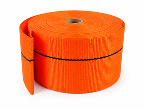 Rouleau de sangle en polyester 100 mm pour levage industriel, textile industriel de qualité supérieure, haute performance en traction, fabrication sous marque privée - Product Image 1