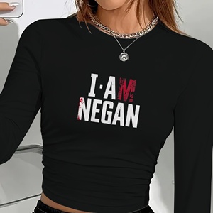 I AM NEGAN camisa de manga larga de moda para mujer - Product Image 3