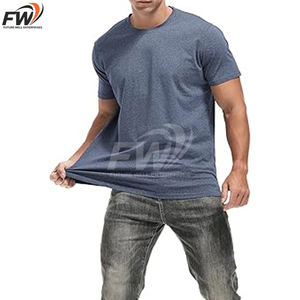 Camisetas de algodón para hombre, estilo nuevo, manga corta, cuello redondo, lisas, informales, para hombre. - Product Image 5