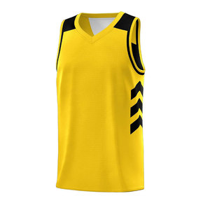 Maillot de basket-ball à manches courtes de couleur personnalisée, grande taille, respirant, séchage rapide, haute qualité, 100% polyester - Product Image 1