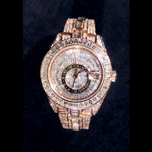 Reloj de Lujo Personalizado con Diamantes Cultivados en Laboratorio, de Acero Inoxidable, de Alta Calidad, para Hombre - Product Image 6