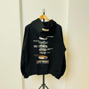 Sudaderas con capucha de invierno oversize de corte cuadrado con cremallera de cuarto, 100% algodón, con bordado personalizado efecto desgastado y lavado a la piedra, diseño de moda streetwear, fabricadas por ZEYN - Product Image 3