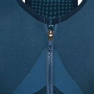 Sujetador deportivo transpirable estampado de yoga y fitness, el más vendido de 2026, con espalda cruzada y cremallera, de alto soporte, de Spandex/Poliéster, para mujer. - Product Image 4