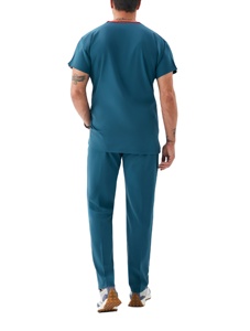 OEM/ODM logotipo personalizado hombres médico uniformes médicos enfermería uniforme clínica Scrub conjuntos de manga corta Tops pantalones uniforme mujeres - Product Image 4