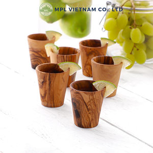 Taza de Madera de Acacia Estilo Bohemio Vintage OEM con Logotipo Personalizado, Ecológica, de Alta Calidad, Hecha en Vietnam - Regalo para Amantes del Vino - Product Image 3