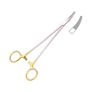 High Quality Surgical Nagata Needle Holder Forceps Stainless Steel Microsurgery Needle Holder Medical <b>Instrument</b> - Product Image 6