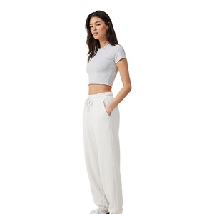 Vente en gros OEM personnalisé, très demandé, streetwear, pantalon d'hiver chaud décontracté, coupe régulière, taille haute à cordon de serrage, respirant, écologique, pour femme - Product Image 6