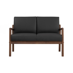 Canapé deux places contemporain avec structure en bois massif, confortable, pour appartement moderne, maison, hôtel, bureau - Product Image 2