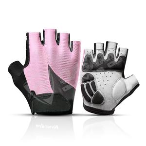 Gants de vélo demi-doigts de couleur personnalisée pour hommes et femmes, équipement de vélo tendance pour la course, le sport, la salle de sport, le ski, les activités de plein air - Product Image 5
