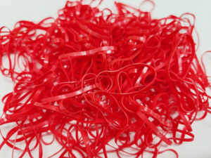 Élastiques à cheveux en vrac, taille M, 40x2mm, haute élasticité, non toxiques, emballage en sachet OPP, usage quotidien décontracté - Product Image 2