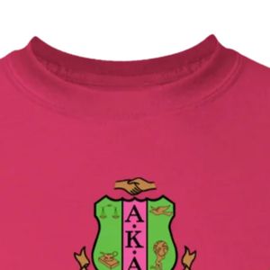 <b>Women</b> Crew Neck Embroidery T <b>Shirt</b> Pink Green <b>Black</b> Red White Gray Short Sleeve Chevron Crest Design Casual Fashion Top Ladies - Product Image 3