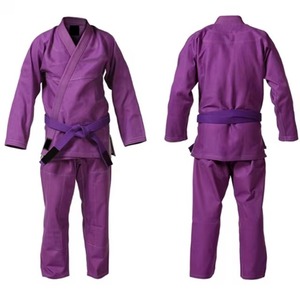 ชุดยิวยิตสู BJJ สำหรับคาราเต้ แบบขายส่ง OEM ผลิตจากผ้าฝ้ายทนทาน ระบายอากาศได้ดี พร้อมโลโก้ด้านหน้า - Product Image 2