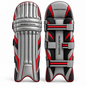 Protège-jambes de cricket professionnels pour les séances d'entraînement, absorption des chocs durable, sangles réglables, couleurs personnalisées, professionnels - Product Image 5