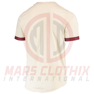 Camiseta de béisbol ligera de secado rápido para venta en línea, manga corta, cuello en V, con botones al frente. - Product Image 2