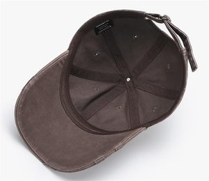 Gorra de Béisbol Unisex de 6 Paneles, Color Sólido, Algodón Lavado, Ajustable, Estilo Casual para Adultos, Uso en las Cuatro Estaciones - Product Image 2