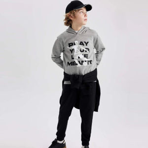 Nouveaux sweats à capuche pour enfants en molleton de coton respirant, tendance, avec poches latérales, pour l'hiver - Product Image 2