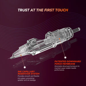 Aiguilles PMU T&T en acier inoxydable de qualité médicale, tailles 0,18 mm et 0,25 mm RL, pour maquillage <span class=keywords><strong>permanent</strong></span>, nano-cils, eyeliner, <span class=keywords><strong>contour</strong></span> des lèvres - Product Image 4