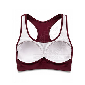 Sujetador deportivo para mujer, cómodo, acolchado, con soporte frontal alto, para correr, gimnasio y actividades al aire libre - Product Image 3