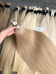 Extensions de cheveux humains 100% vierges vietnamiennes les plus vendues, Super Double Bulk, 30 pouces de longueur étirée, style lisse - Product Image 2