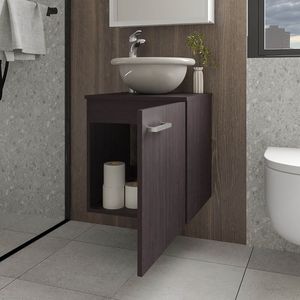 FM Furniture Pirtleville Integrated <b>Bathroom</b> <b>Vanity</b> with Wengue Sink and Faucet - Product Image 5