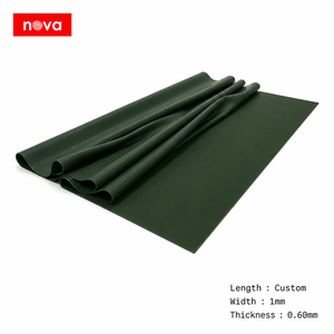Lámina de caucho natural de látex de Malasia, 1m de ancho personalizado, 0.6mm, para suelos industriales de caucho, uso impermeable - Product Image 1