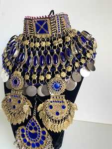 OEM ODM 2026 Dernières Créations Parures de Bijoux Vintage Afghanes Kuchi pour Mariage et Fêtes, Faits à la Main en Acier Inoxydable Plaqué Argent Antique - Product Image 2