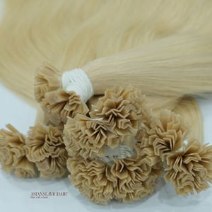 Vietnamese Remy V-Tip Keratin Hair Extension Blonde Double Drawn High Quality Human Full Ends Real Hair Wholesale Vendors - Product Image 2