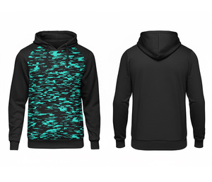 เสื้อฮู้ดพิมพ์ลายเต็มตัวแบบกำหนดเอง ด้วยเทคนิคการพิมพ์แบบซับลิเมชั่น – เสื้อฮู้ดทีมแบบกำหนดเองสำหรับผู้ชาย ผู้หญิง และเยาวชน เสื้อแจ็คเก็ตมีฮู้ดสำหรับฝึกซ้อม ชุดกีฬา - Product Image 4