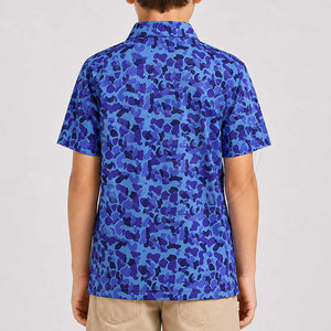 เสื้อโปโลกอล์ฟสำหรับเด็กมืออาชีพสำหรับเด็กชายและเด็กหญิง ผ้าระบายอากาศได้ดี เหมาะสำหรับการฝึกซ้อม กิจกรรมในคลับ - Product Image 2
